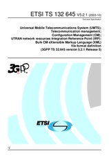 WITHDRAWN ETSI TS 132645-V5.2.0 30.9.2003 preview