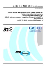Standard ETSI TS 132651-V6.0.0 28.1.2005 preview