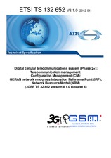 Standard ETSI TS 132652-V8.1.0 19.1.2012 preview