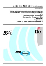 Standard ETSI TS 132661-V8.0.0 29.1.2009 preview