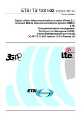 Standard ETSI TS 132662-V10.0.0 29.4.2011 preview