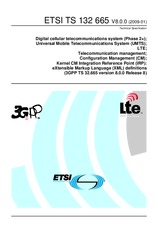 Standard ETSI TS 132665-V8.0.0 29.1.2009 preview