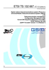 Standard ETSI TS 132667-V7.1.0 29.1.2009 preview