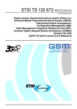 Standard ETSI TS 132673-V6.2.0 31.3.2005 preview
