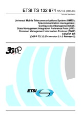 Standard ETSI TS 132674-V5.1.0 30.9.2003 preview