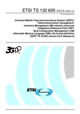 Standard ETSI TS 132695-V6.0.0 31.12.2004 preview