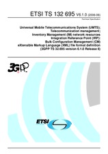 Standard ETSI TS 132695-V6.1.0 30.6.2006 preview