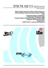 Standard ETSI TS 132711-V9.0.0 8.2.2010 preview