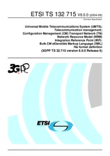 Standard ETSI TS 132715-V6.0.0 31.1.2005 preview