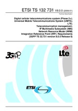 Standard ETSI TS 132731-V8.0.0 29.1.2009 preview