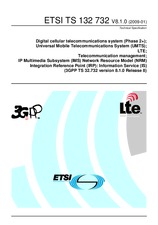 Standard ETSI TS 132732-V8.1.0 19.1.2009 preview