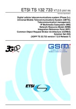Standard ETSI TS 132733-V7.2.0 30.6.2007 preview