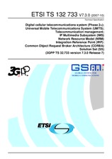 Standard ETSI TS 132733-V7.3.0 24.10.2007 preview