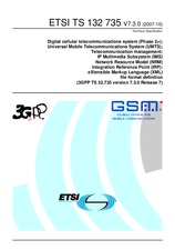 Standard ETSI TS 132735-V7.3.0 24.10.2007 preview