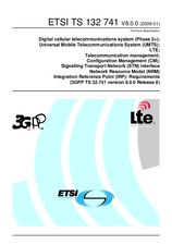 Standard ETSI TS 132741-V8.0.0 29.1.2009 preview