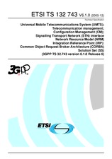 Standard ETSI TS 132743-V6.1.0 31.12.2005 preview