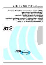 Standard ETSI TS 132743-V6.3.0 30.9.2006 preview