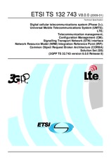 Standard ETSI TS 132743-V8.0.0 29.1.2009 preview
