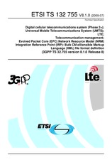 Standard ETSI TS 132755-V8.1.0 20.7.2009 preview