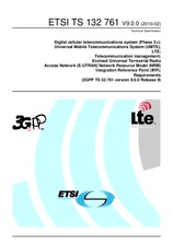 Standard ETSI TS 132761-V9.0.0 8.2.2010 preview