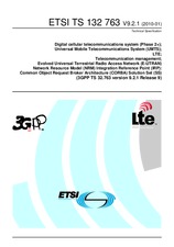 Standard ETSI TS 132763-V9.2.1 28.1.2010 preview
