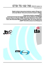 Standard ETSI TS 132765-V8.2.0 27.10.2009 preview