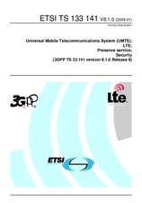 Standard ETSI TS 133141-V8.1.0 19.1.2009 preview