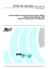 Standard ETSI TS 133200-V4.0.0 31.7.2001 preview