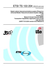 Standard ETSI TS 133204-V9.0.0 8.2.2010 preview