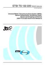 Standard ETSI TS 133220-V6.6.0 30.9.2005 preview