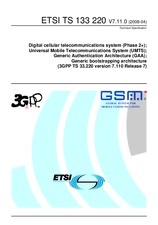 Standard ETSI TS 133220-V7.11.0 25.4.2008 preview