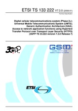 Standard ETSI TS 133222-V7.3.0 24.1.2008 preview