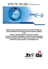 Standard ETSI TS 133222-V12.3.0 22.10.2014 preview