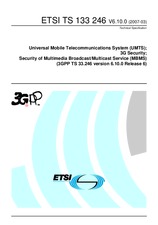 Standard ETSI TS 133246-V6.10.0 30.3.2007 preview