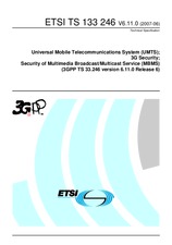 Standard ETSI TS 133246-V6.11.0 30.6.2007 preview
