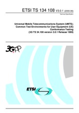 Standard ETSI TS 134108-V3.0.1 22.6.2000 preview