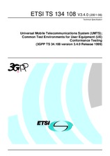 Standard ETSI TS 134108-V3.4.0 23.7.2001 preview