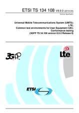 Standard ETSI TS 134108-V8.9.0 16.4.2010 preview
