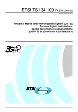 Standard ETSI TS 134109-V4.6.0 30.9.2004 preview