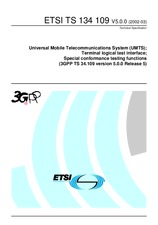 Standard ETSI TS 134109-V5.0.0 31.3.2002 preview