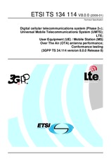 Standard ETSI TS 134114-V8.0.0 29.1.2009 preview