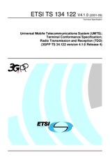 Standard ETSI TS 134122-V4.1.0 30.9.2001 preview