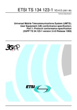 Standard ETSI TS 134123-1-V3.4.0 23.7.2001 preview