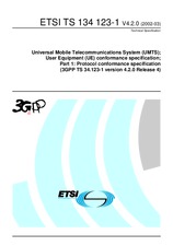 Standard ETSI TS 134123-1-V4.2.0 31.3.2002 preview