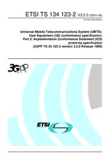 Standard ETSI TS 134123-2-V3.5.0 30.9.2001 preview