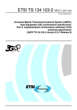Standard ETSI TS 134123-2-V9.3.1 19.4.2011 preview