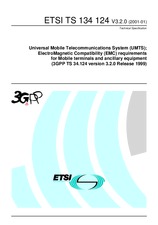 Standard ETSI TS 134124-V3.2.0 31.1.2001 preview