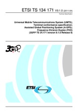 Standard ETSI TS 134171-V9.1.0 19.4.2011 preview