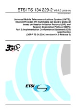 Standard ETSI TS 134229-2-V6.4.0 29.1.2008 preview