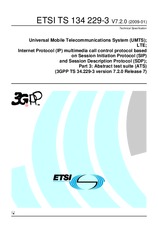 Standard ETSI TS 134229-3-V7.2.0 29.1.2009 preview
